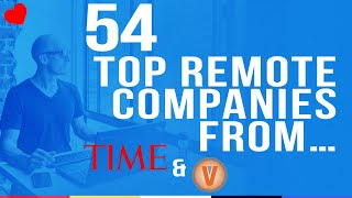 54 "Most Influential" Companies With Remote Work Options | TIME & Virtual Vocations