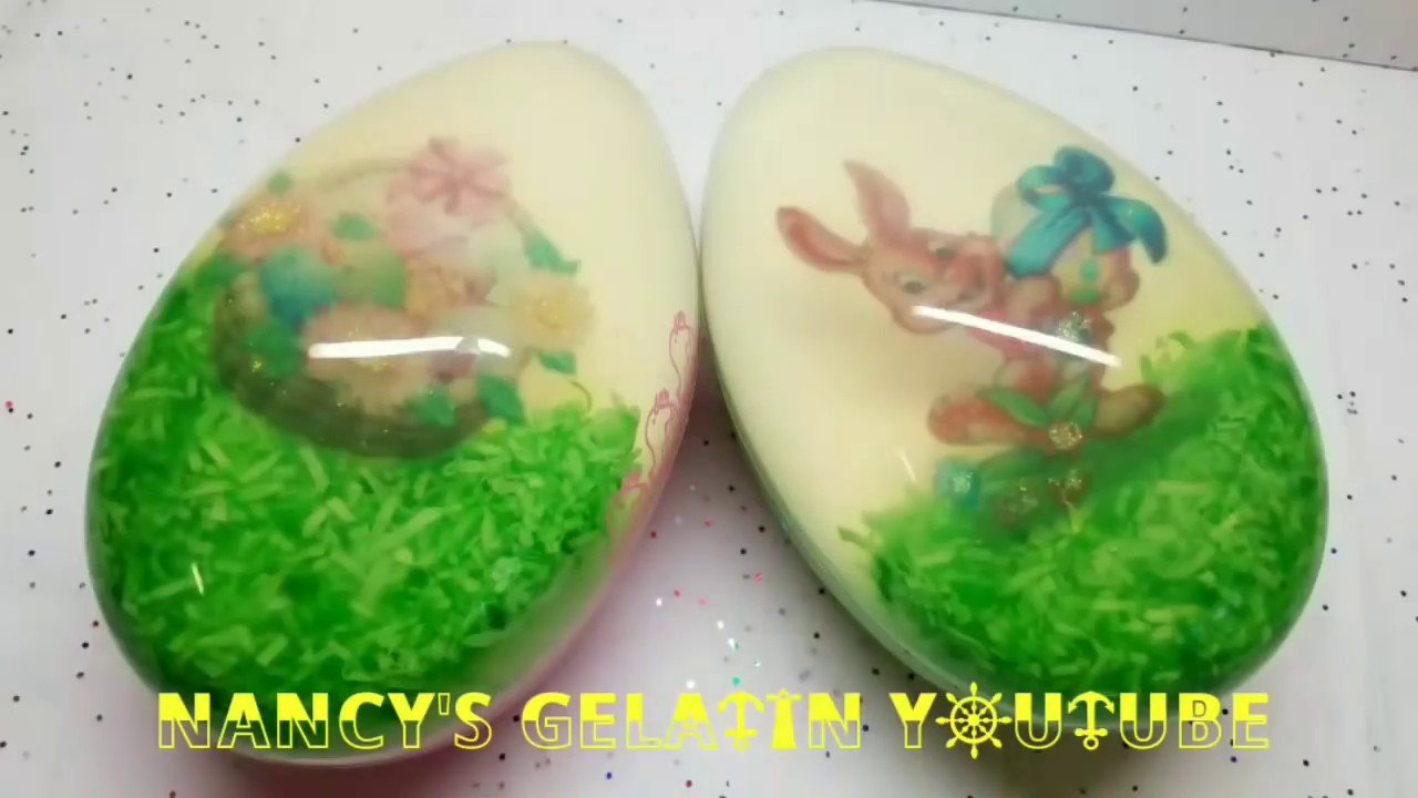 GELATINA HUEVO DE PASCUAS GIGANTE,  CON MOLDE DE .99 centavos