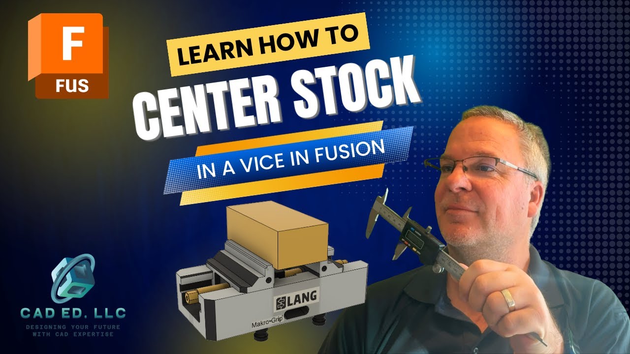 How to center your stock in a vice in Fusion