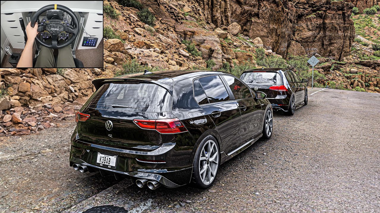 2022 Volkswagen Golf R | Forza Horizon 5 | Steering Wheel Gameplay