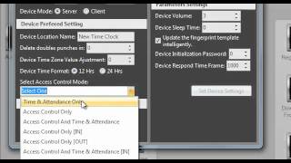 Full Bio-Office - Configure Device for TCPIP communication Update