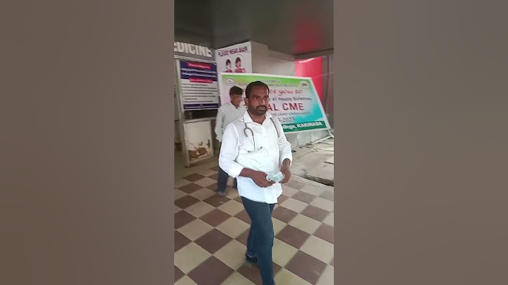 Dr.Vikranth Reddy Vemireddy in Hospital