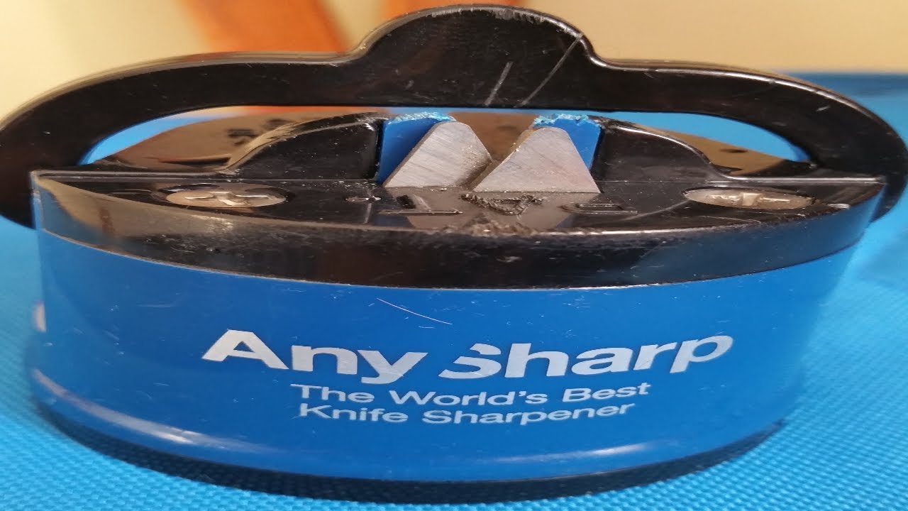 AnySharp Knife Sharpener Review: You'll Love the Available Colors! – Get  Cooking!