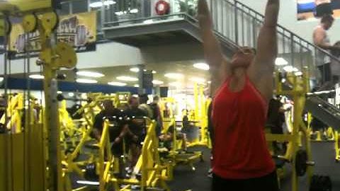 Sarah Rudd puts chin ups on the board at Ultimate Gym & Fitness