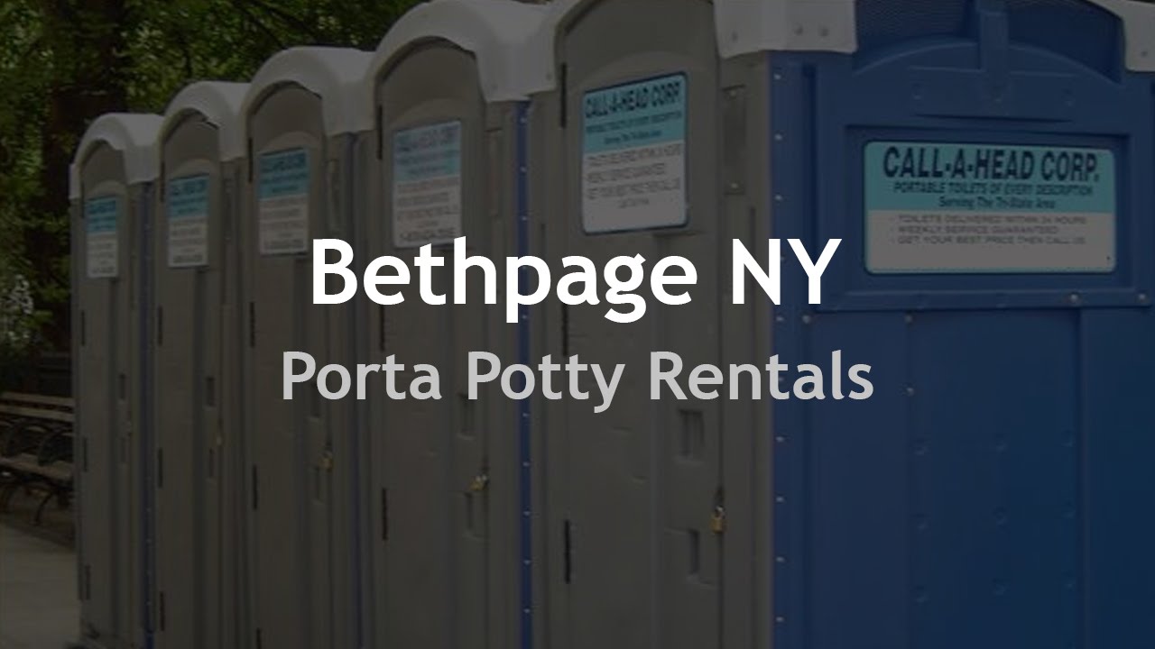 Porta Potty Rental Bethpage NY (516) 2105844 Clean and Affordable