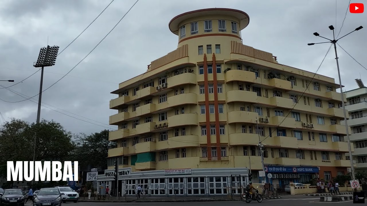[WALKING TOUR] Morning Walking Tour at Mumbai, INDIA | Marine Drive | South Mumbai Downtown | 4K