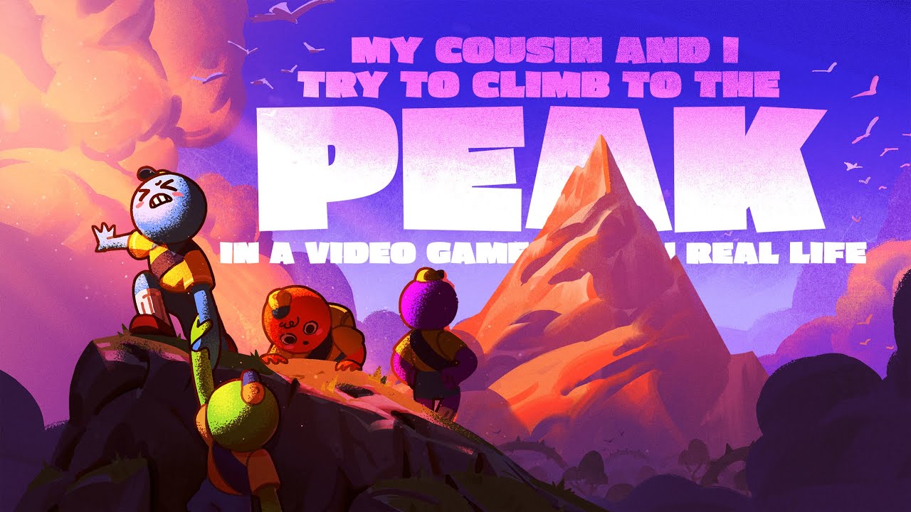 My cousin and I play the game PEAK for the first time!  Do we reach the top or FALL TO OUR DEMISE?