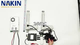 NKLA8F Linear Actuator – 2000N, 24V NAKIN | Medical & Home Applications