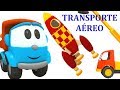 Transporte Aéreo.  Léo o caminhão curioso. Coleçao