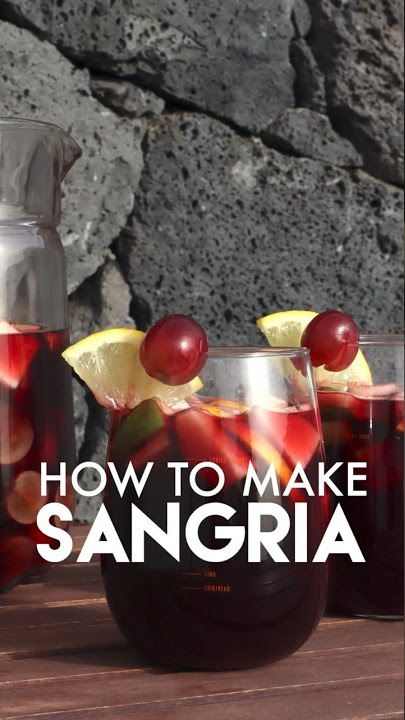 Red Wine Sangria Recipe (Step by Step + Video) - Whiskaffair