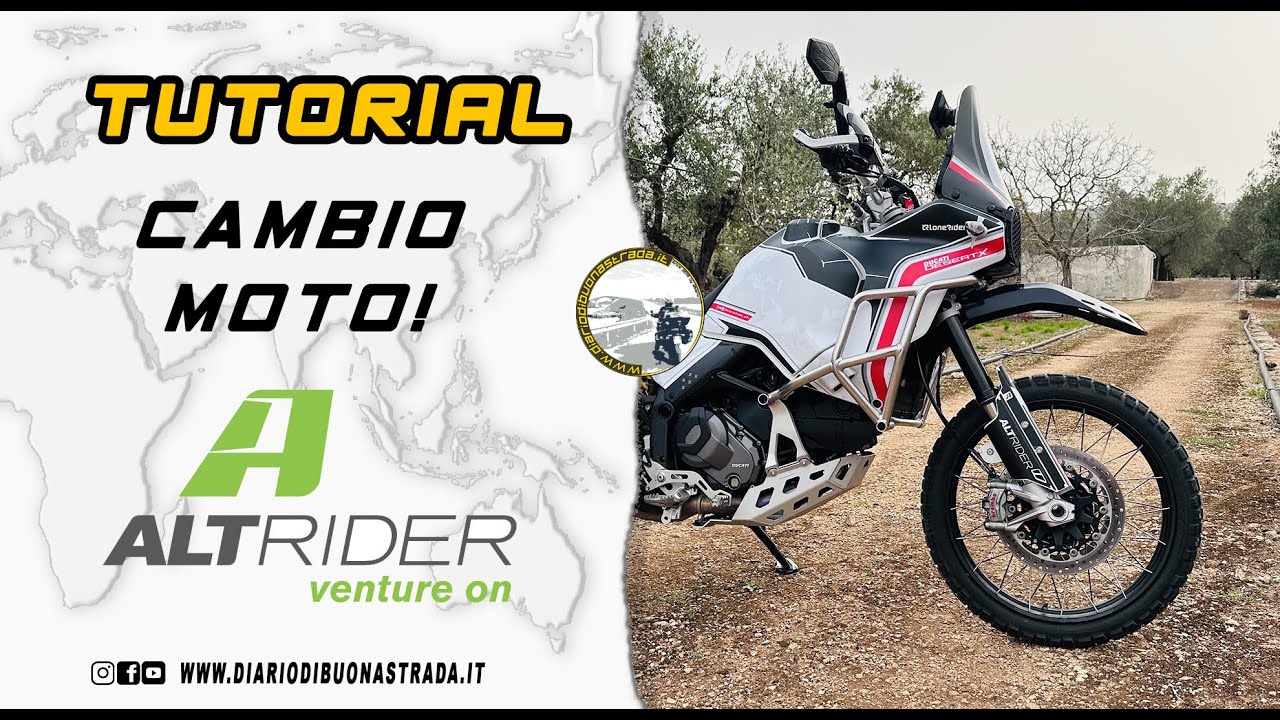 TUTORIAL - MONTAGGIO KIT PARAFANGO ALTRIDER  PER DUCATI DESERTX!