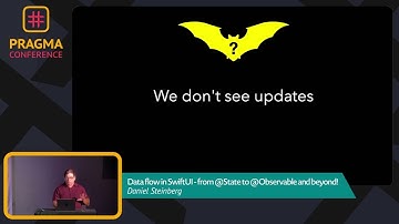 Pragma Conference 2023 -  Data flow in SwiftUI - from @State to @Observable... - Daniel Steinberg