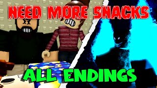 Need More Snacks - ALL Endings  - Full Tutorial  [ROBLOX]