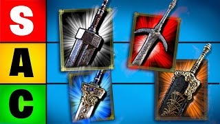 Ranking every COLOSSAL SWORD in Elden Ring in a Tier List !