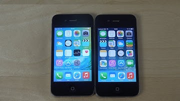 iPhone 4S iOS 9 Beta vs. iPhone 4 iOS 7 - Which Is Faster? (4K)