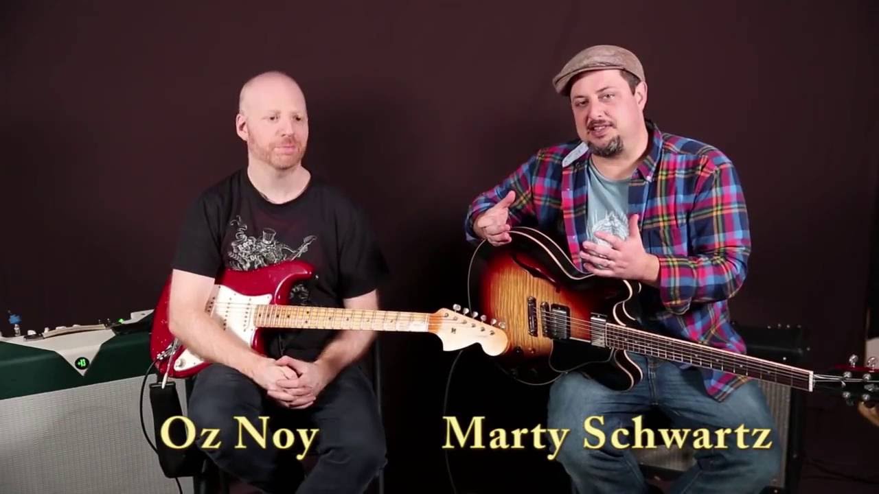 Marty Schwartz Introduces a Blues Guitar lesson for GuitarJamz By Oz