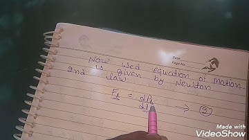 conservation theorem of linear momentum system of a particle