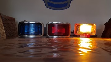 My 3 code3 oscilaser blue,red and amber
