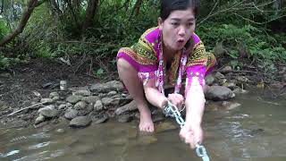 Fishing Skills - Catching lucky Catfish with a giant drag chain