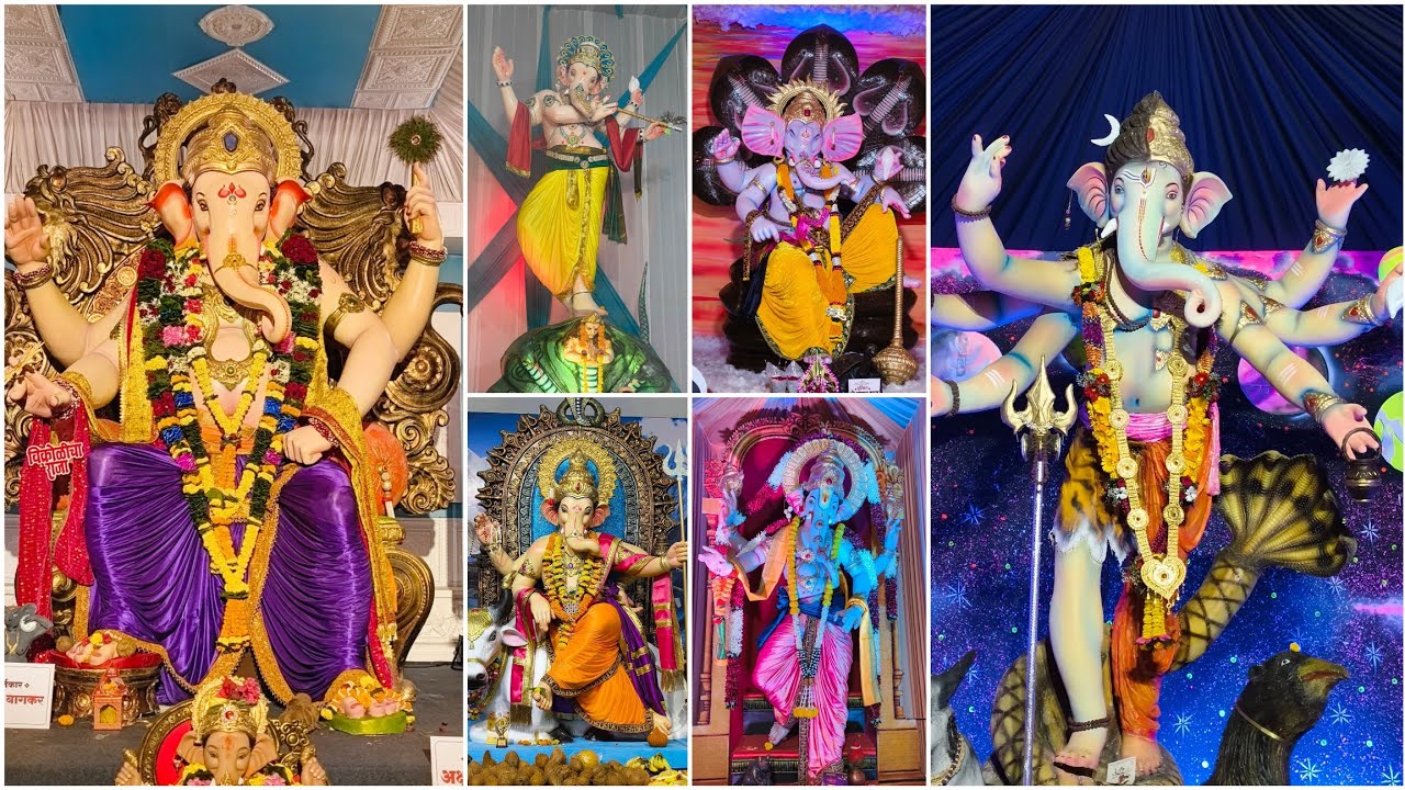 All Ganpati's of Vikhroli 2024 | Vikhroli Ganeshotsav 2k24 | Yash Chavan Vlogs