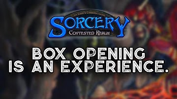 More than just Artwork - Sorcery Contested Realms Alpha Box Opening