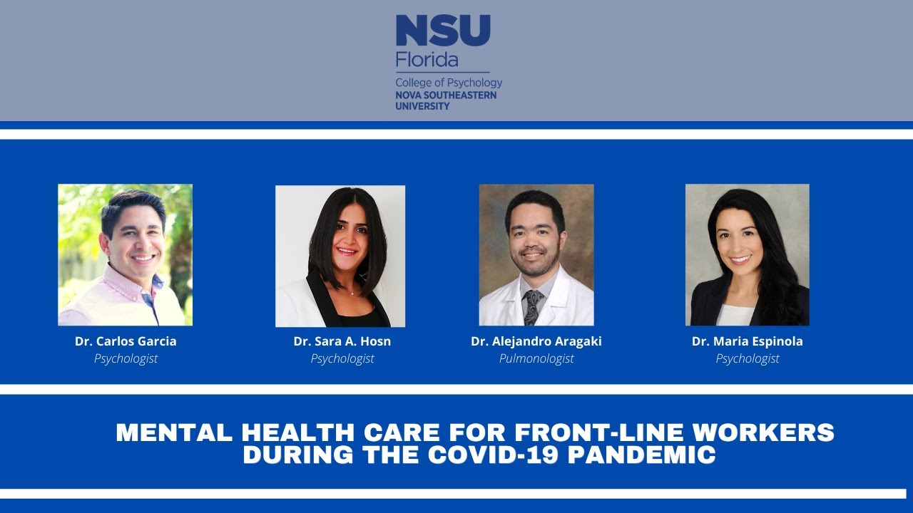 Mental Health Care for Front-Line Workers During the COVID-19 Pandemic ...