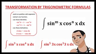 TRANSFORMATION BY TRIGONOMETRIC FORMULAS || SINE AND COSINE