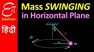 CIRCULAR MOTION in HORIZONTAL PLANE | Swinging Mass Problem | in HINDI