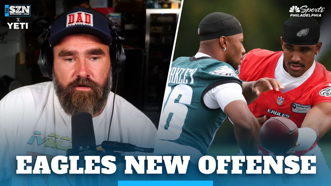 Jason Kelce on the biggest changes to the Eagles offense | @TheSZNpod