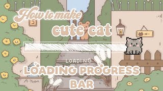 How to make aesthetic cute loading progress bar (android + ios)