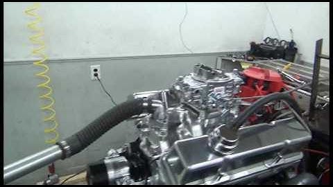 SBC 501HP 383 STROKER ENGINE DYNO RUN FOR RON COTTRELL BY WHITE PERFORMANCE AND MACHINE
