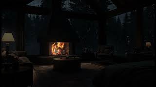 cozy bedroom: the sounds of rain and fireplace in cozy cabin forest attic by Dallyrain 5 views 2 months ago 2 hours, 5 minutes