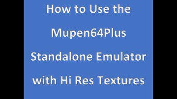 Using Mupen64Plus with Hi Res Textures