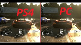 Gran Turismo Sport PS4 1080p vs PC 4K Graphics Comparison @ 60FPS