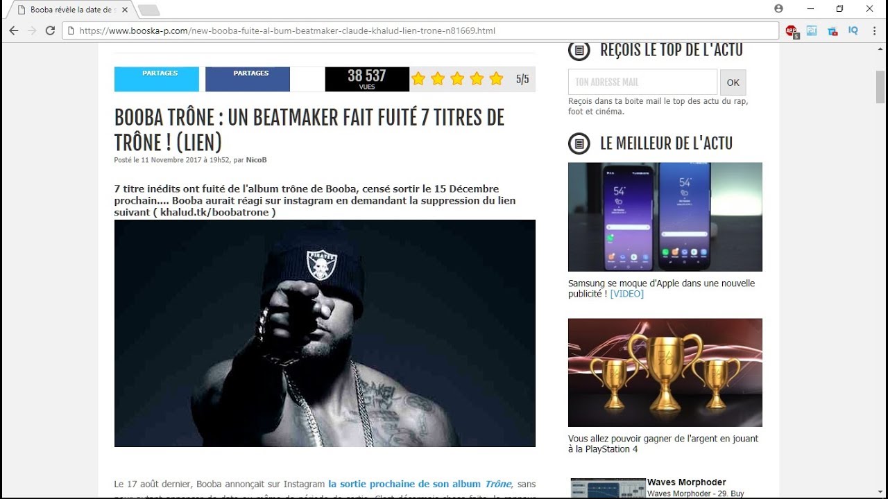 trone booba fuite trone booba fuite