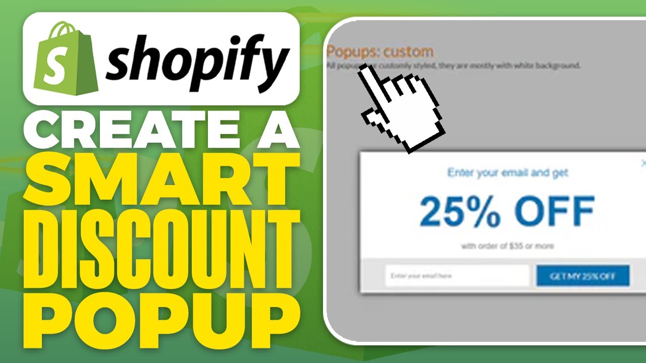 How To Create A Smart Discount Popup On Shopify (2025) - YouTube