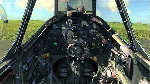 Clod Spitfire mk1 Complex Engine Management Start up and Take off