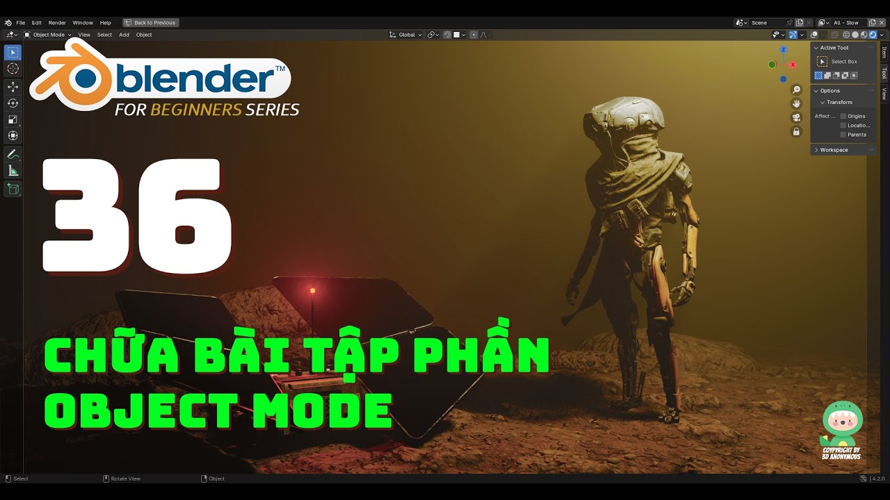 [Tự học Blender 2026] Bài 36: Chữa bài tập đầu tiên của bạn? | Blender ...