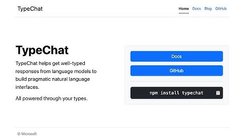 Getting Started with TypeChat, Schemas and OpenAI