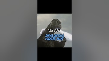 Showa Godzilla vs Burning Godzilla #1v1 #shorts #godzilla #gojira #heiseigodzilla #kaiju