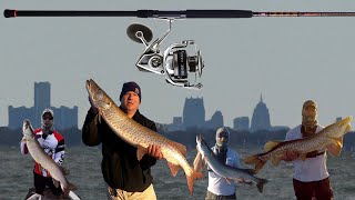 Cheap Musky Spinning Rod Reel Combo