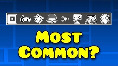 What Is The Most Common Icon Set In Geometry Dash?