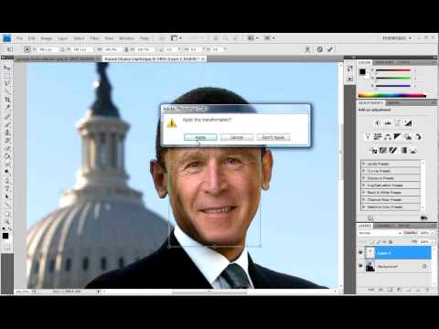 photoshop cs tutorial how to swap faces