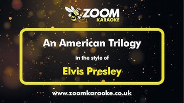 Elvis Presley - An American Trilogy (Karaoke Version) with Lyrics On Screen