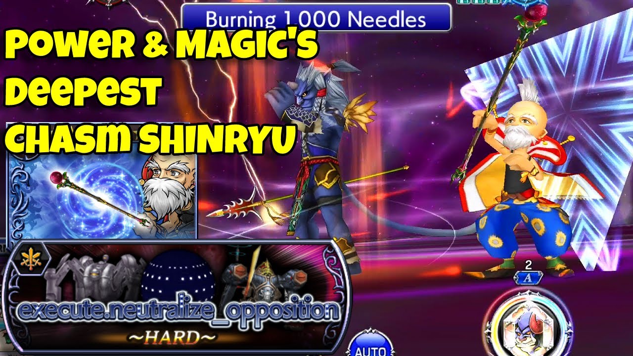 Enemy had HP? Power & Magic's Deepest Chasm SHINRYU! Strago FR Showcase ...