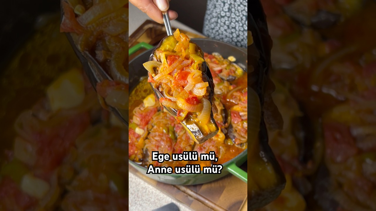 İmambayıldı yok böylesi🥰🥰🥰 #zeytinyağlıtarifler #tarif #zeytinyağlı #patlıcan #imambayıldı