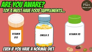 TOP 3 MUST-HAVE SUPPLEMENTS FOR PLANT-BASED DIETS | BOOST YOUR HEALTH TODAY!