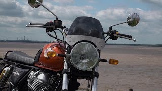 Royal Enfield Interceptor 650, Review and fitting of the RE tall Fly screen