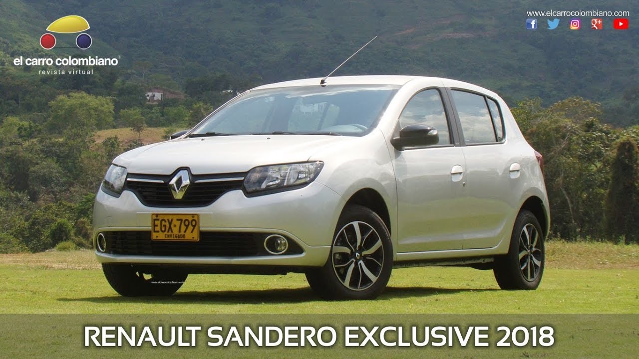 Implementar pedestal fusible Así es el Renault Sandero 2018, el carro más vendido en Colombia - YouTube