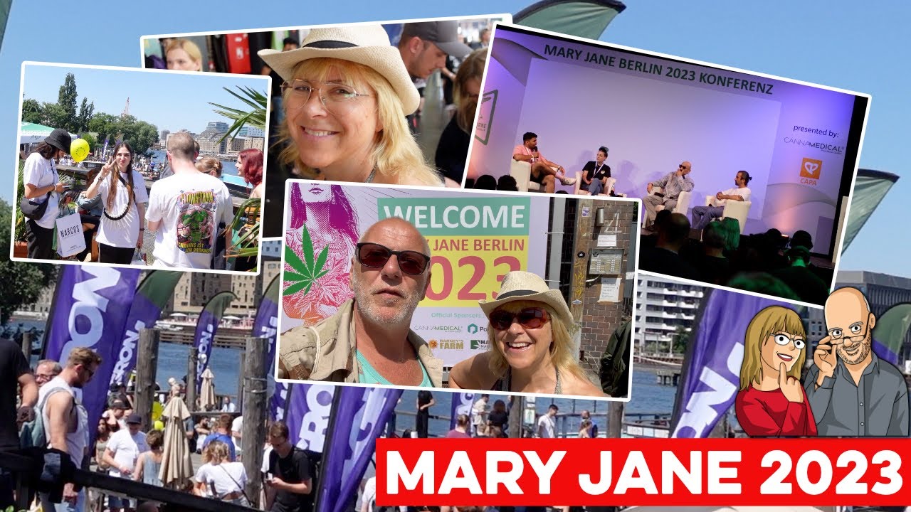 Zwei gehen Dampfen auf der Mary Jane 2023 in der Arena Berlin